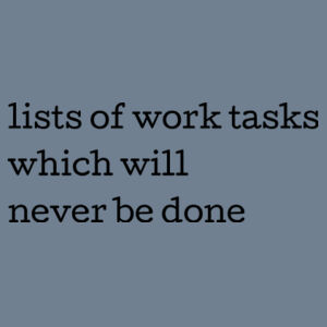 Never Done Lists Design